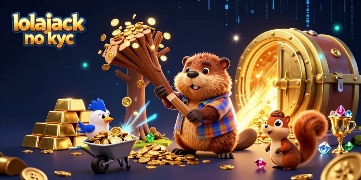Experience the thrill with lolajack no kyc and exciting golden treasures in a vibrant casino scene.