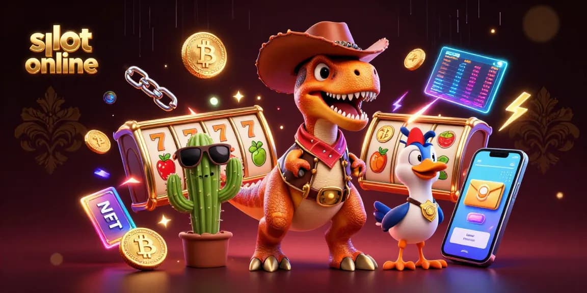 Engage with exciting slot online games featuring thrilling characters and vibrant casino elements.