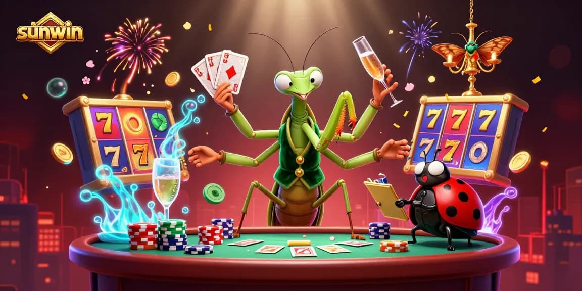 Experience thrilling gameplay at sunwin with vibrant casino elements and dynamic character interactions.