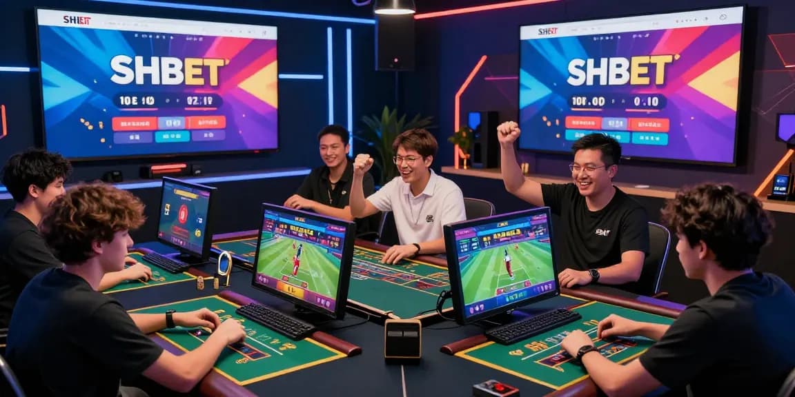 Engaged players experiencing dynamic online gaming at https://shbet.cruises/ with vibrant visuals showcasing excitement and promotions.