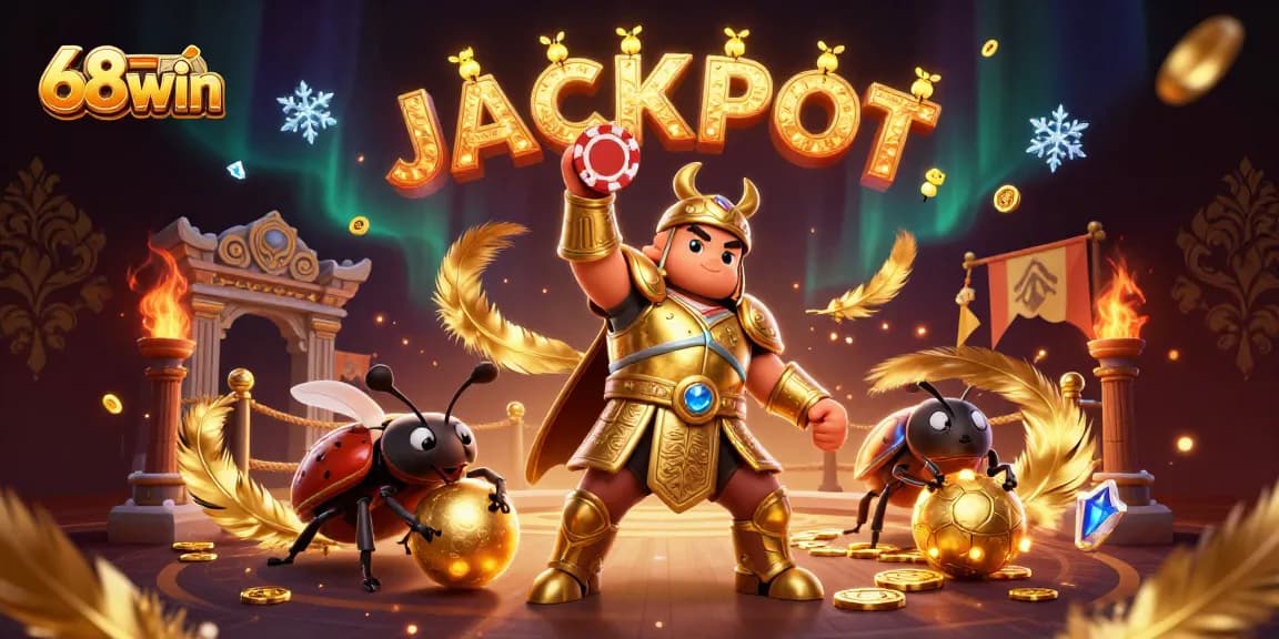 Experience thrilling gaming and big wins at 68win's vibrant online casino with unique characters.