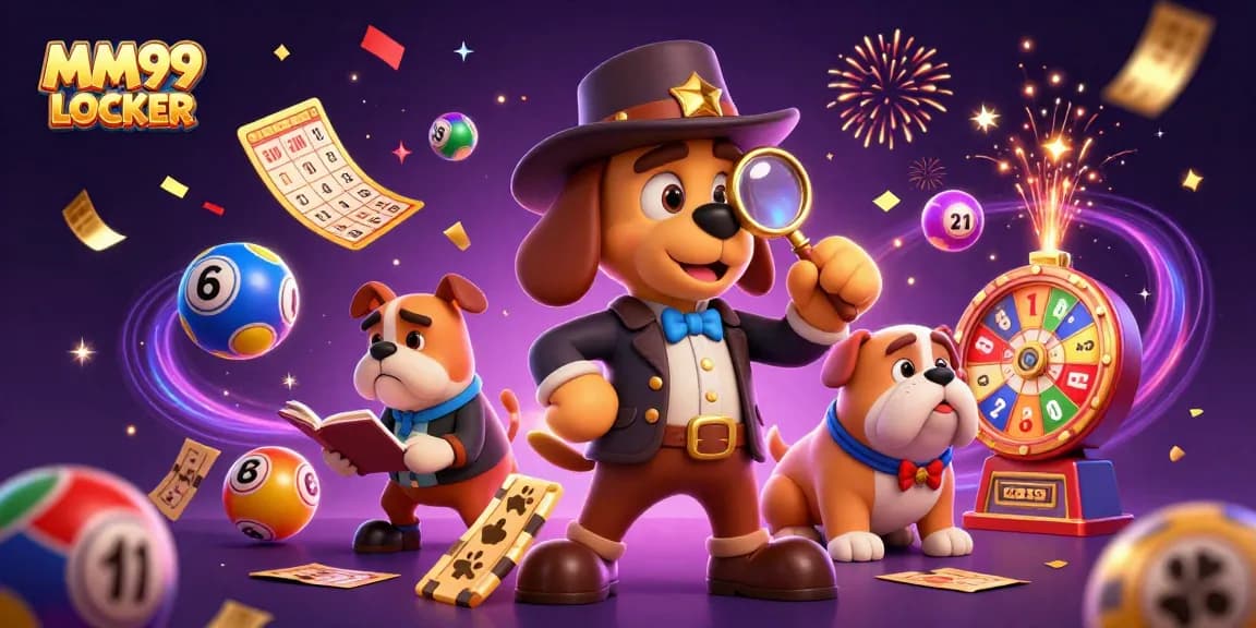 Engage with MM99 LOCKER in a vibrant casino scene filled with dynamic winning elements and festive energy.