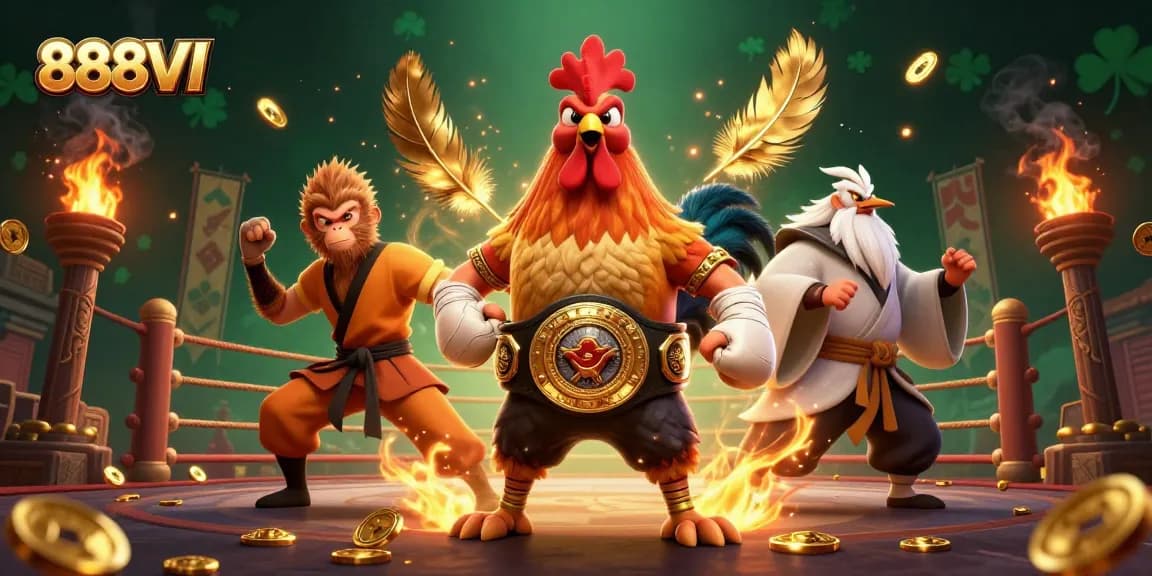 Engage with exciting 888VI online gaming featuring dynamic characters in a vibrant casino setting.