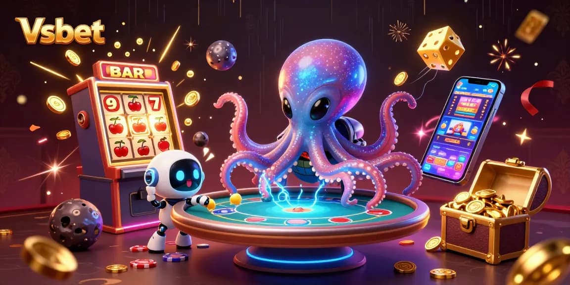Experience thrilling wins with Vsbet at a vibrant alien-themed casino.