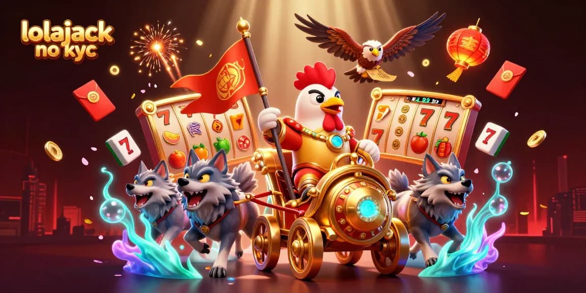Experience thrilling gameplay with lolajack no kyc in a vibrant 3D casino setting.