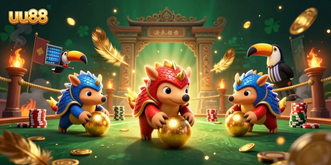 Experience thrilling gameplay at uu88 with dynamic pangolin rivals and vibrant casino elements.