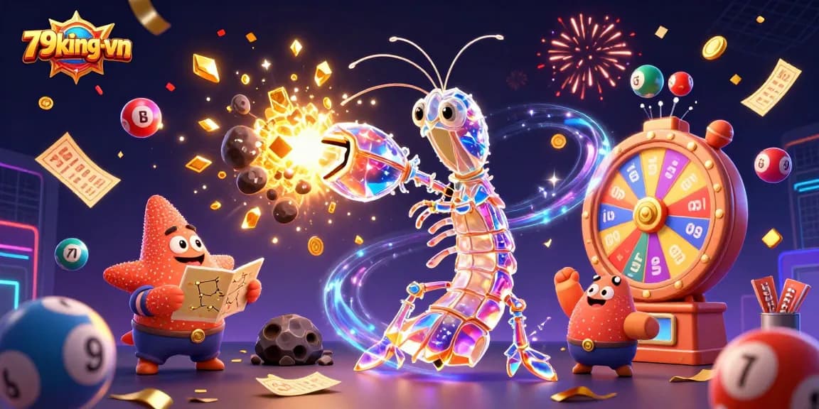 Engage with exciting games at 79king-vn, where vibrant lottery balls and prize elements create a thrilling atmosphere.