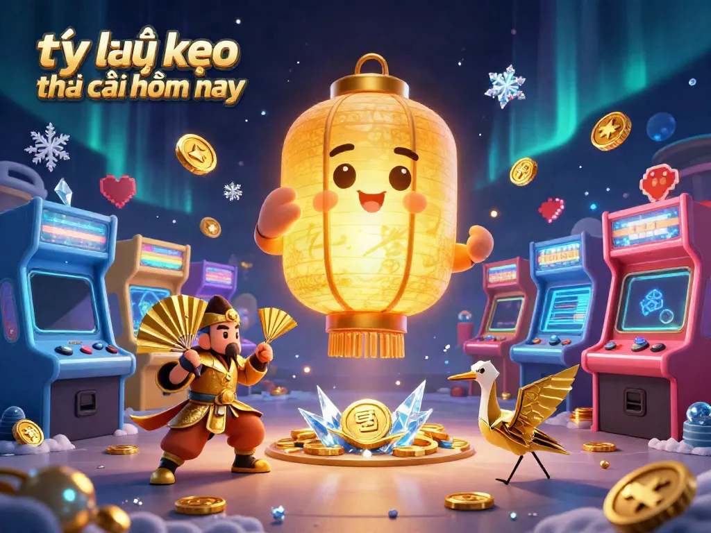 Bet colorfully with tỷ lệ kèo nhà cái hôm nay featuring a glowing spirit and dynamic casino elements.