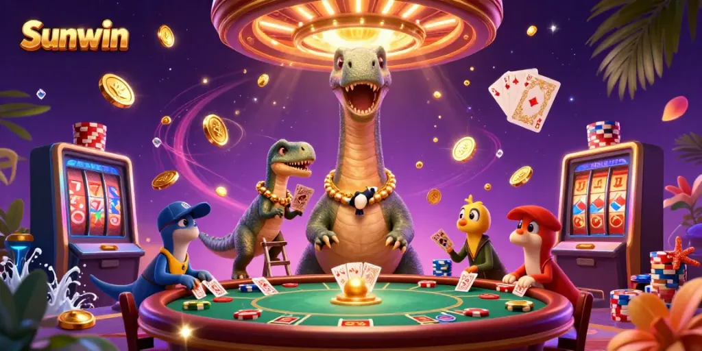 Experience thrilling gameplay at Sunwin with exciting characters and dynamic casino elements.