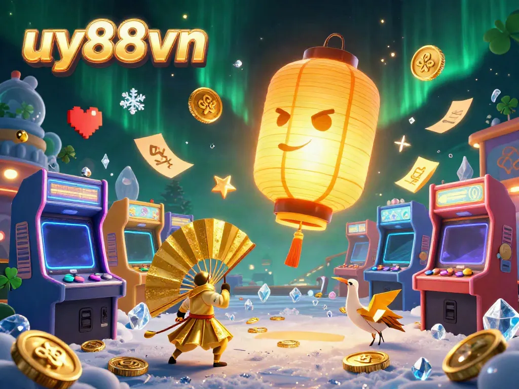 Experience the thrilling excitement of uy88vn with vibrant casino characters and game elements.