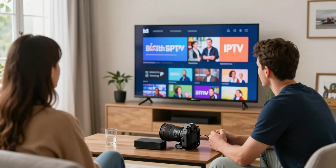 Reliable British IPTV service provider assisting local customer in their home.