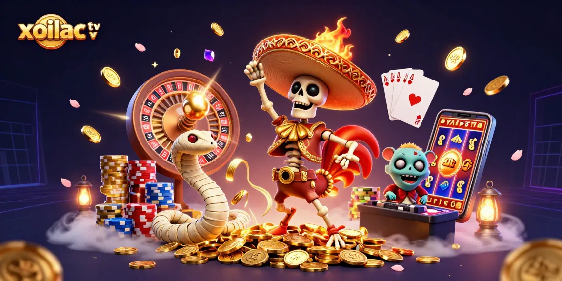 Xoilac TV brings thrilling casino experience with vibrant characters and dynamic gameplay elements.